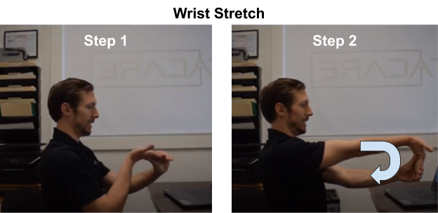 Wrist Stretch Demonstration Image